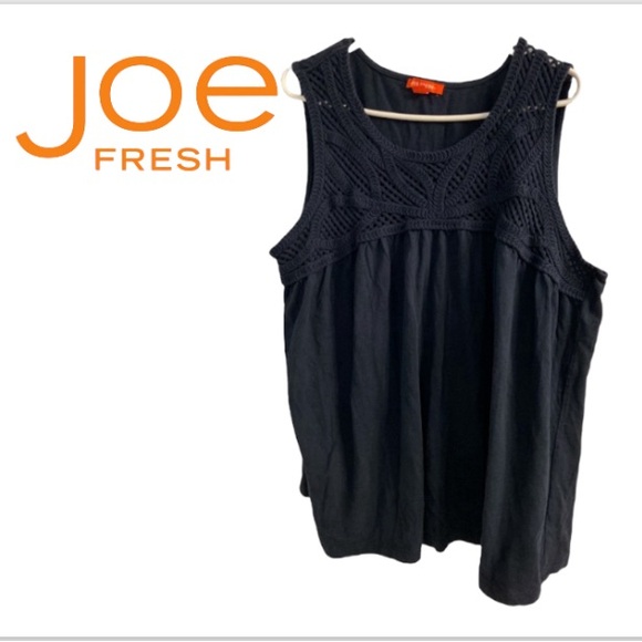 Joe Fresh Tops - 3X Joe Fresh 100% Cotton Top with Crochet Yoke